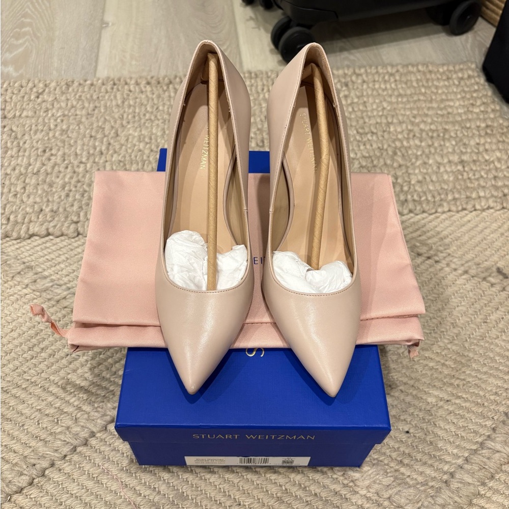 Stuart Weitzman DANCER 95 PUMP DOLCE SMOOTH CALF